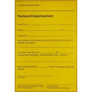 fischerei-erlaubnisschein